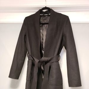 Banana Republic Wool Black Coat